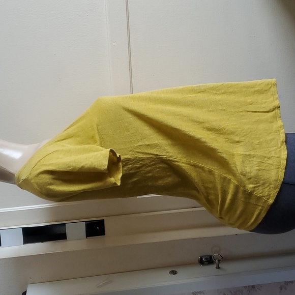 EILEEN FISHER Scoop Neck 100% Linen Short Sleeve Bundle 2 Tee Size XS - Picture 3 of 11